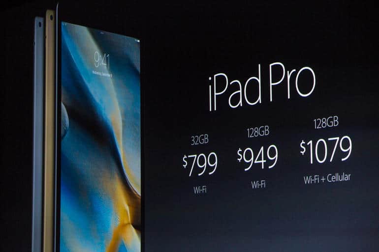 ipad pro price